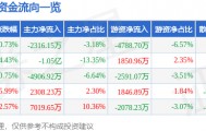 股票行情快报：古井贡酒（000596）8月28日主力资金净卖出2316.15万元